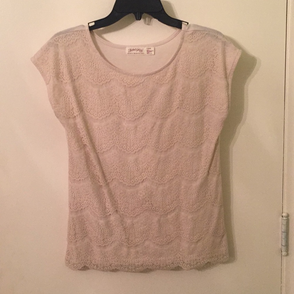 Cream Lace Blouse